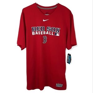 NWT Nike Boston Red Sox Baseball Authentics Legend Drifit Practice Home Shirt
